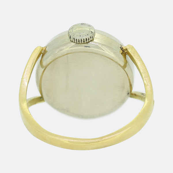 Vintage Longines Watch Ring