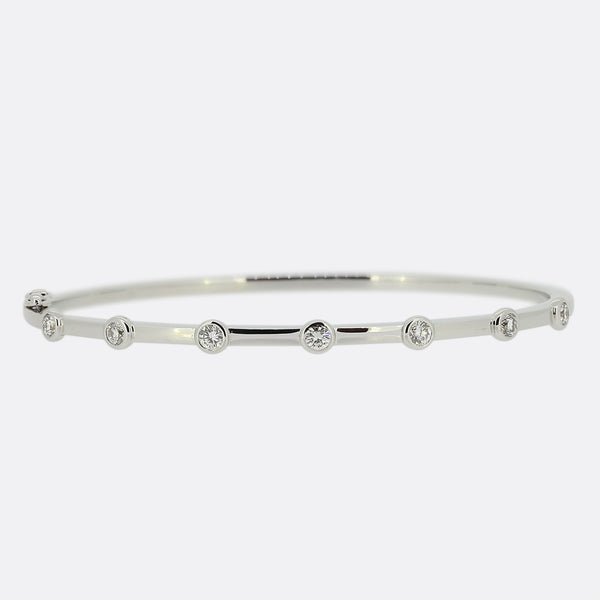 0.70 Carat Brilliant Cut Diamond Bangle