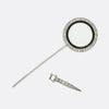 French Art Deco Onyx and Diamond Stick Pin