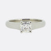 Tiffany & Co. 0.65 Carat Lucida Cut Diamond Solitaire Ring