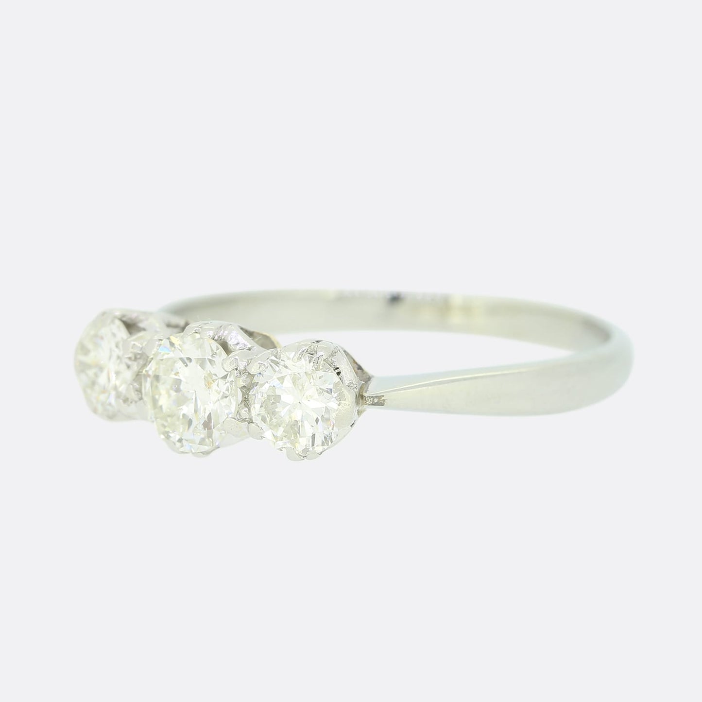 Vintage 0.60 Carat Diamond Three Stone Ring