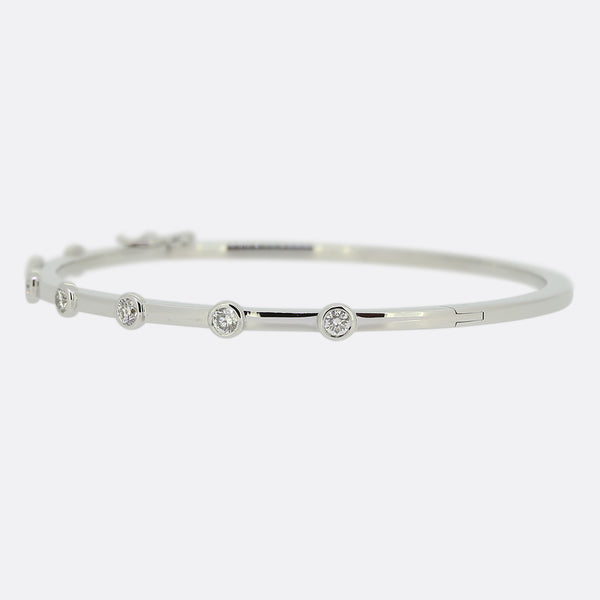 0.70 Carat Brilliant Cut Diamond Bangle
