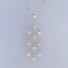 4.35 Carat Diamond Drop Pendant Necklace