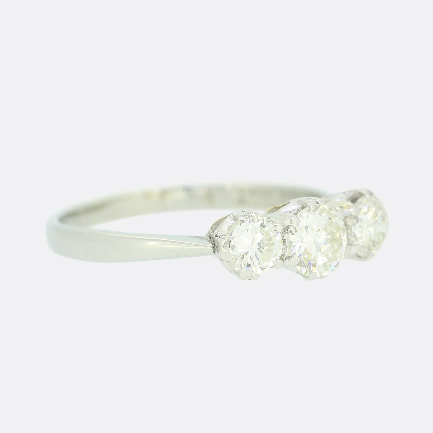 Vintage 0.60 Carat Diamond Three Stone Ring
