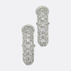 Cartier Pavé Diamond Hoop Earrings