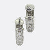 Cartier Pavé Diamond Hoop Earrings