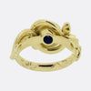 Gaetano Chiavetta Sapphire and Diamond Double Snake Ring