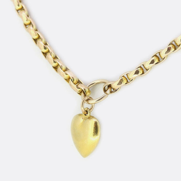 Vintage Green With Envy Charm Necklace
