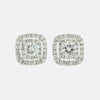 0.98 Carat Diamond Cluster Stud Earrings