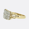 Edwardian Old Cut Diamond Three Row Ring