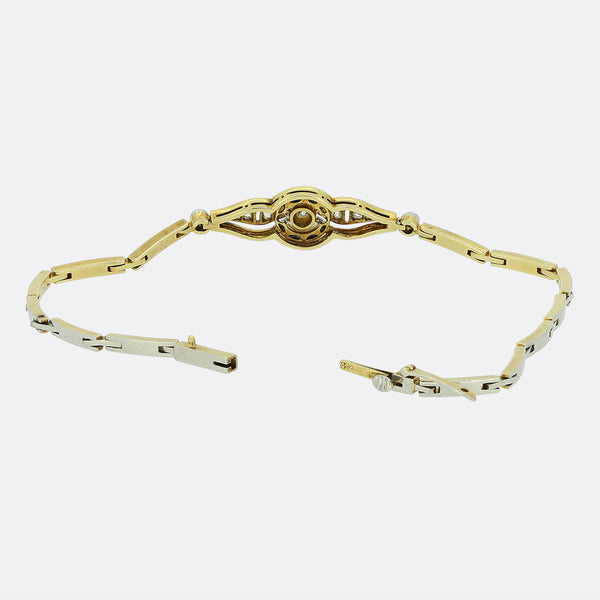 Art Deco Sapphire and Diamond Bracelet