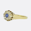 Edwardian Sapphire and Diamond Cluster Ring