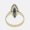 Victorian Sapphire and Diamond Navette Ring