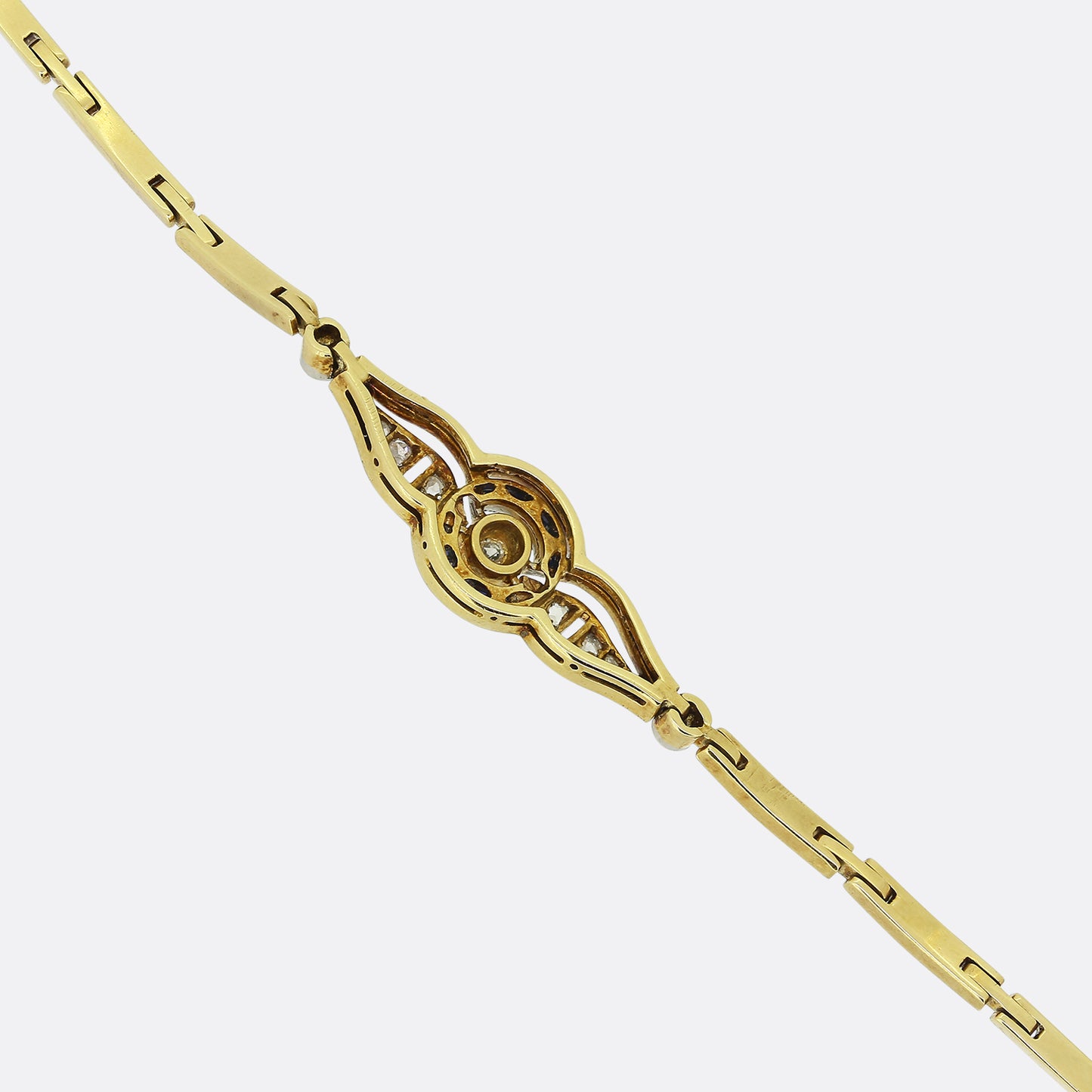 Art Deco Sapphire and Diamond Bracelet