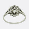 Art Deco Old Cut Diamond Cluster Ring