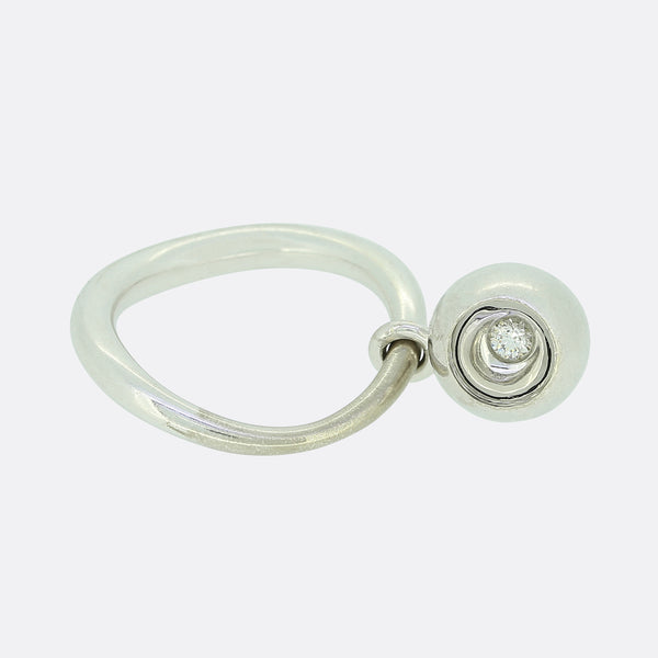 Georg Jenson Diamond Cave Ring