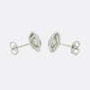 0.98 Carat Diamond Cluster Stud Earrings
