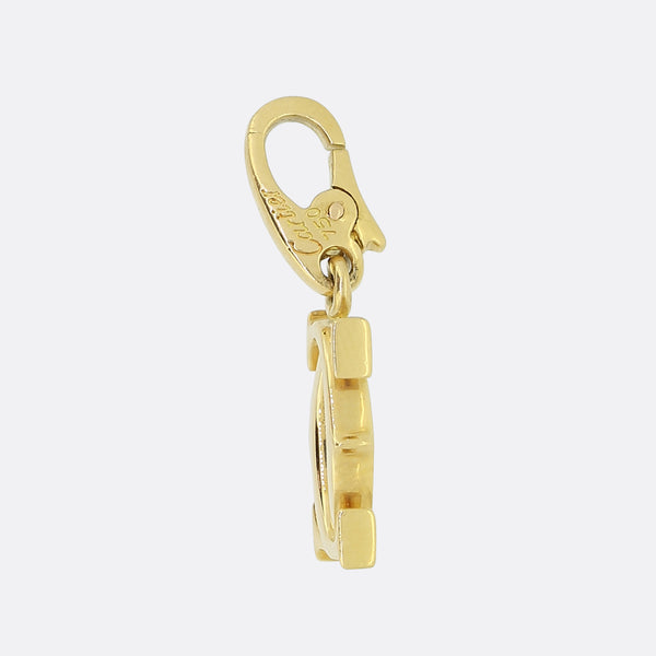 Cartier Double C Decor Pendant Charm