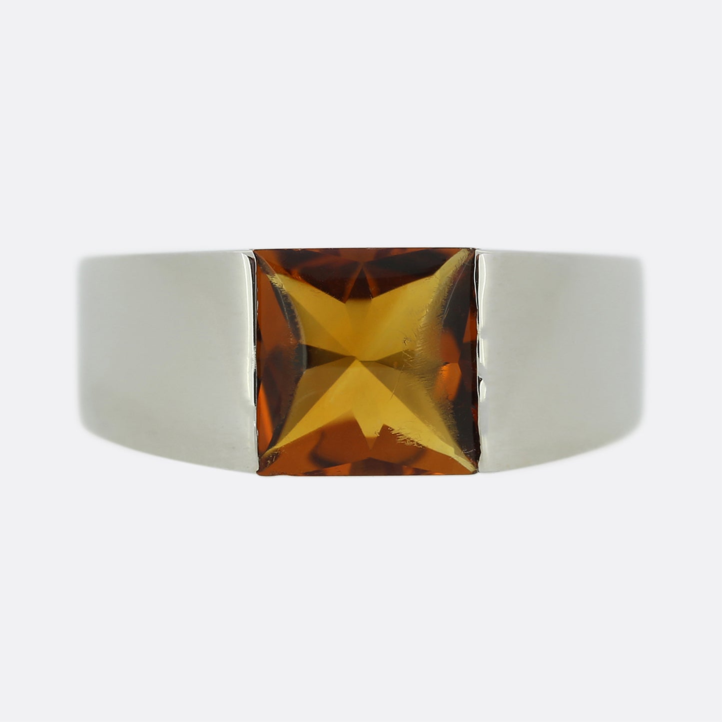 Cartier Citrine Tank Ring