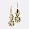 Antique Old Cut Diamond Drop Earrings
