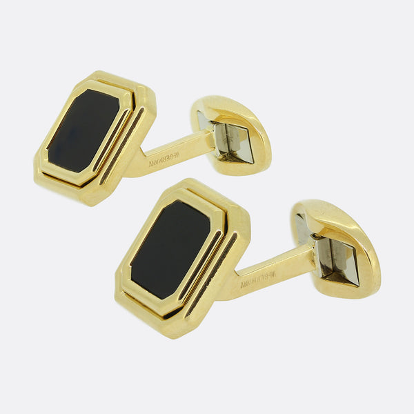 Tiffany & Co. Onyx Cufflinks