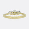 Vintage 0.45 Carat Diamond Three Stone Ring