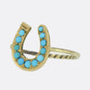 Victorian Turquoise Horseshoe Ring