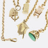 Vintage Green With Envy Charm Necklace