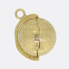 Vintage Globe Bloodstone and Agate Seal Stamp Pendant