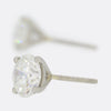 3.01 Carat Diamond Stud Earrings