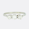 Vintage 0.70 Carat Diamond Three Stone Ring