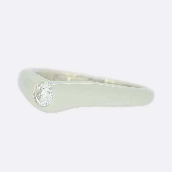 Tiffany & Co. Curved Band Diamond Ring