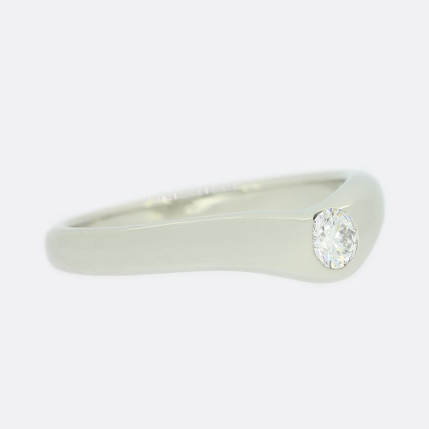 Tiffany & Co. Curved Band Diamond Ring