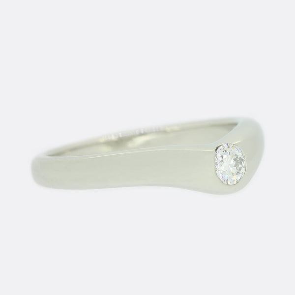 Tiffany & Co. Curved Band Diamond Ring