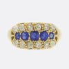 Edwardian Sapphire and Diamond Ring