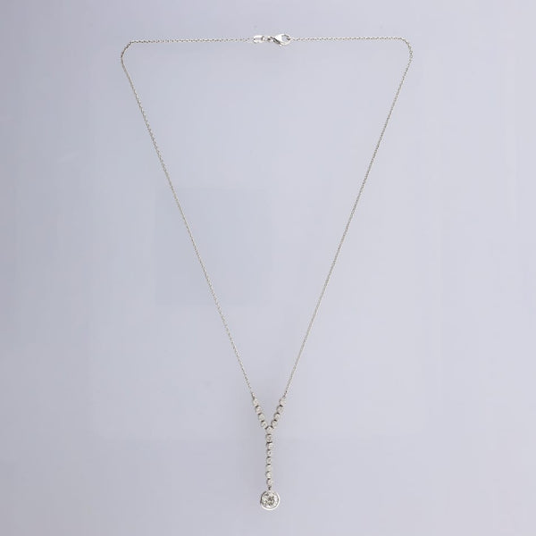 1.10 Carat Diamond Drop Pendant Necklace