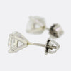 3.01 Carat Diamond Stud Earrings
