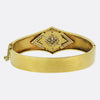 Victorian 1.75 Carat Old Cut Diamond Bangle
