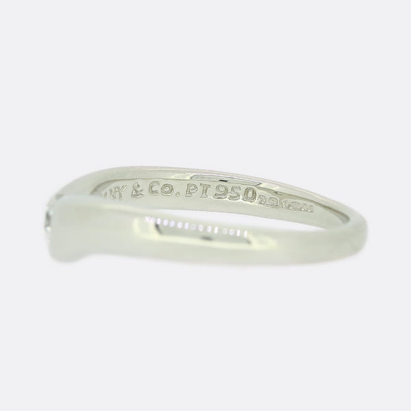 Tiffany & Co. Curved Band Diamond Ring