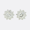 0.40 Carats Diamond Screw Back Stud Earrings