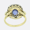 Vintage Sapphire and Diamond Cluster Ring