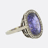 Unheated 8.80 Carat Ceylon Colour Change Sapphire and Diamond Ring