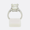 4.02 Carat Radiant Cut Diamond Solitaire Engagement Ring
