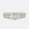 0.40 Carat Diamond Marquise Cluster Ring