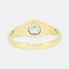 Vintage 1.03 Carat Diamond Gypsy Ring