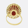 Vintage Large Coral Cocktail Ring