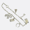 Art Deco Diamond Charm Bracelet