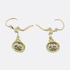 Art Deco Sapphire and Diamond Drop Earrings