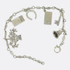 Art Deco Diamond Charm Bracelet