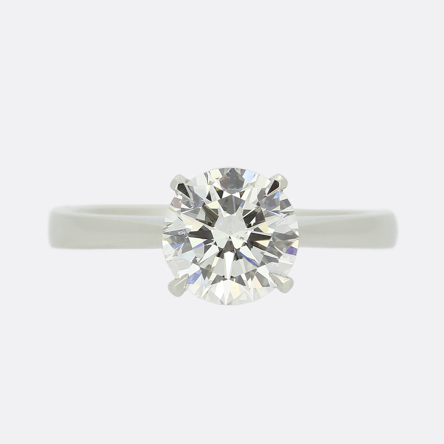 1.50 Carat Brilliant Cut Diamond Solitaire Engagement Ring
